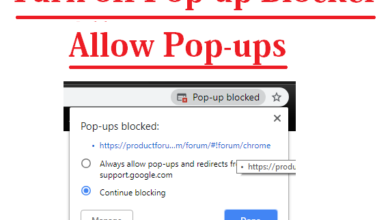 pop up blocker